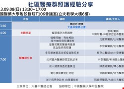 113年社區醫療群經驗分享-第三場